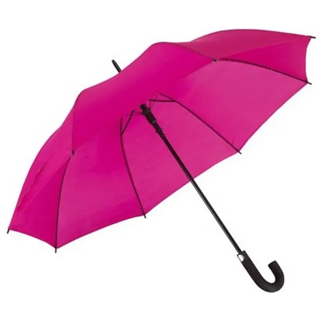 Зонт трость автоматический с чехлом в ручке Розовый 5900-06