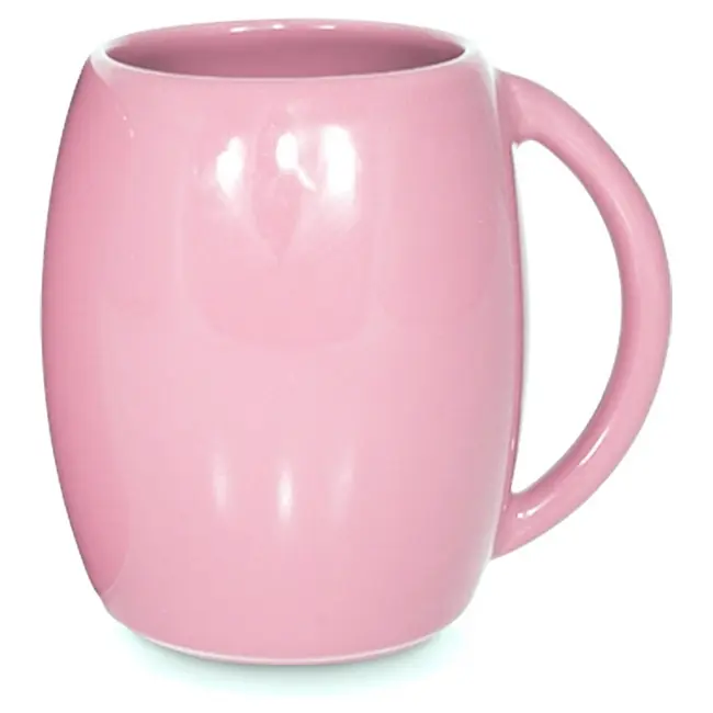 Чашка керамічна Paso 400 мл Розовый 1798-14
