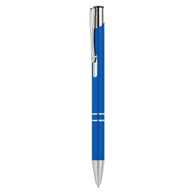 Ручка шариковая металлическая Серебристый Синий 11905-02