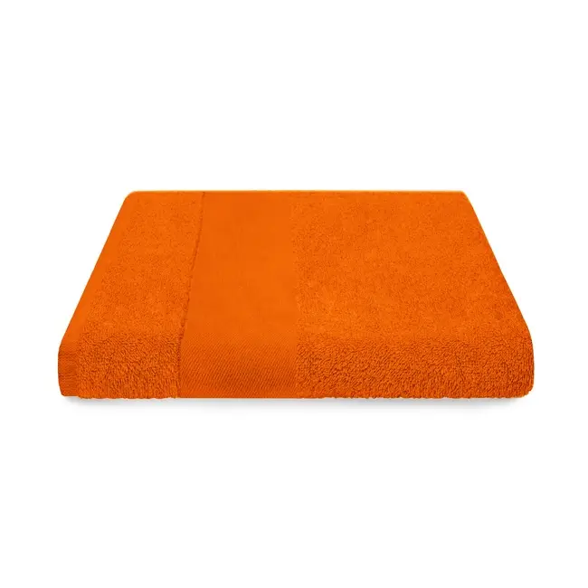 Рушник з бавовни 70х140 см Оранжевый 12328-07