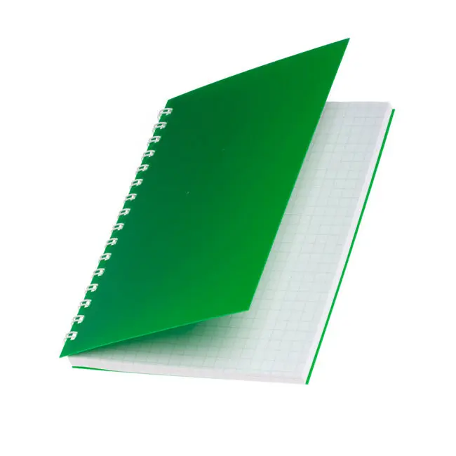 Блокнот А6 з пластиковою обкладинкою зелений 50 арк Зеленый 10103-04