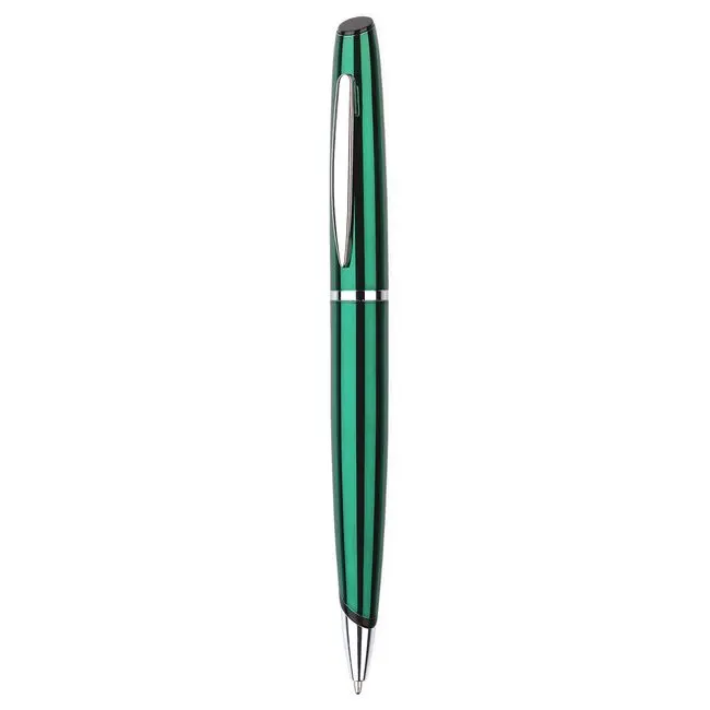 Ручка металлическая Серебристый Зеленый Черный 5677-02