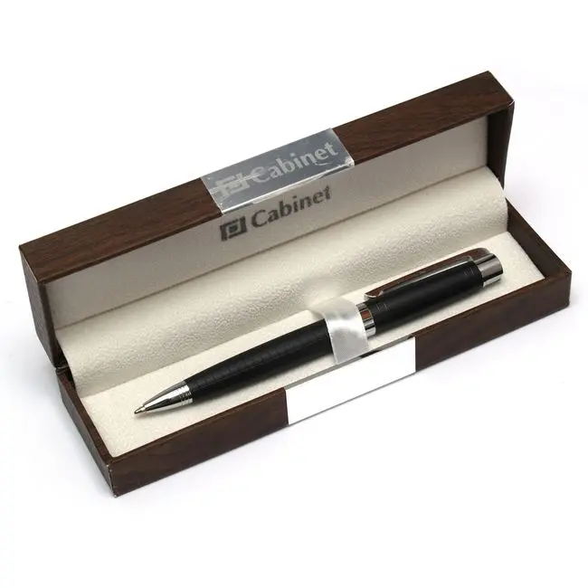 Ручка шариковая 'Cabinet' 'Metropolitan' металлическая Серебристый Черный 5801-01