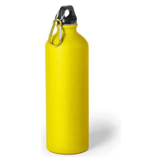 Бутылка для воды алюминиевая 800 мл Черный Желтый 12195-05