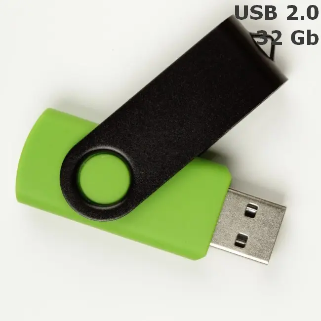 Флешка 'Twister' 32 Gb USB 2.0 Зеленый Черный 8692-126