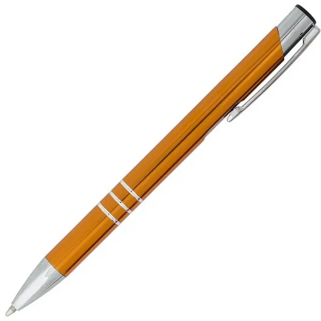 Ручка металева Серебристый Оранжевый 6261-03