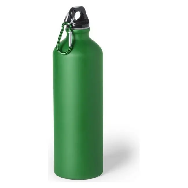 Бутылка для воды алюминиевая 800 мл Черный Зеленый 12195-04
