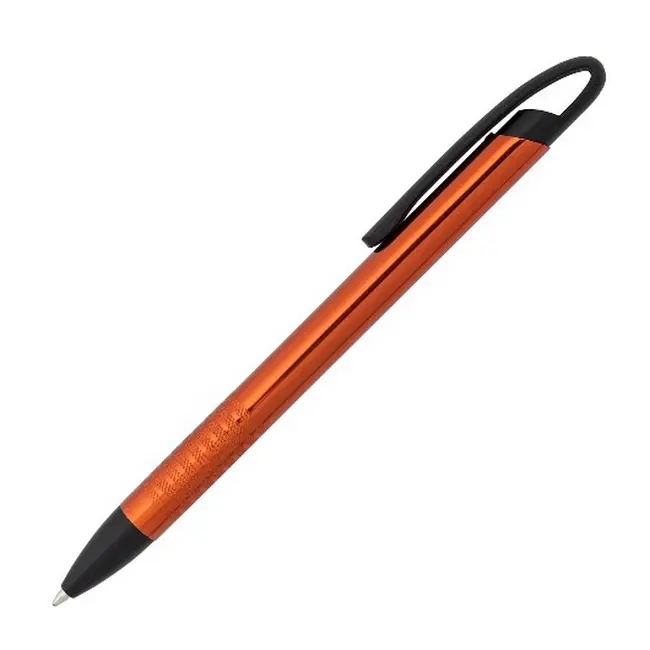 Ручка металева Черный Оранжевый 8816-03