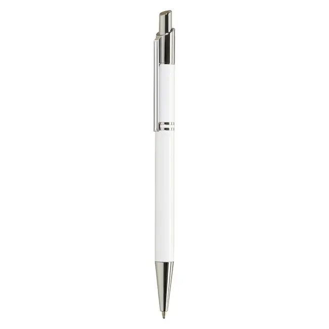 Ручка металлическая Белый Серебристый 5671-01