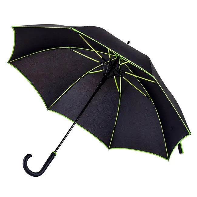 Зонт трость Зеленый Черный 7304-04