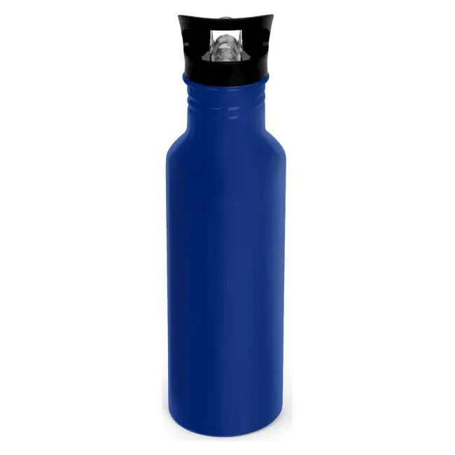 Бутылка металлическая 750мл Синий Черный 14649-03