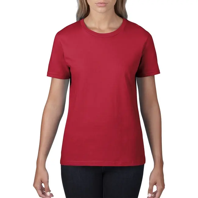 Футболка жіноча 'Gildan' 'Premium Cotton 185' Красный 8774-07