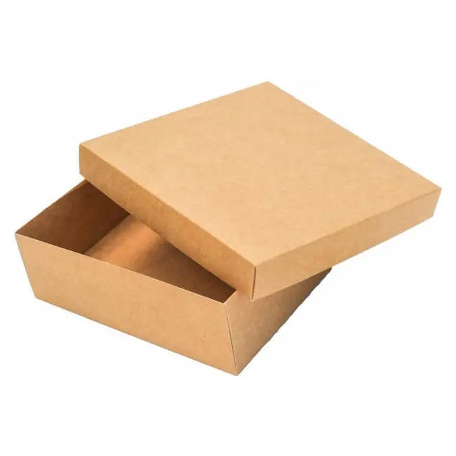 Коробка картонна Самозбірна 180х180х60 мм бура Коричневый 13885-02