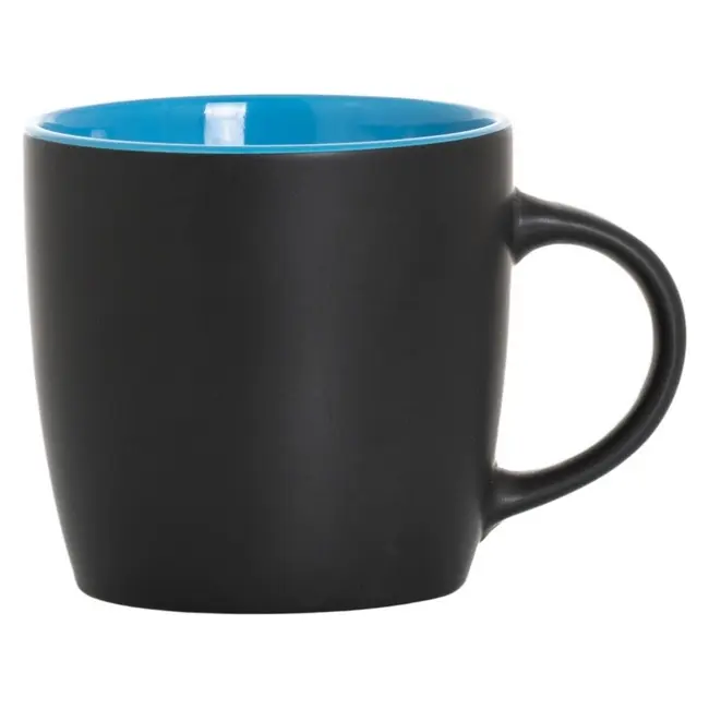 Чашка керамическая 300 мл Черный Голубой 11921-04