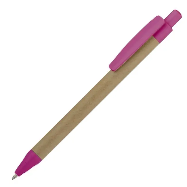 Ручка ЕКО паперова Коричневый Розовый 14956-10