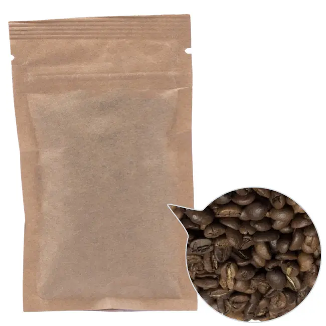 Кава зерно '100% Арабіка Бурунді' С70х120 крафт 17г Коричневый 13815-06