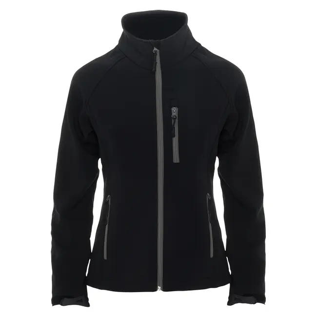 Куртка софт-шел 'ROLY' 'Antartida woman' Черный Серый 8771-01