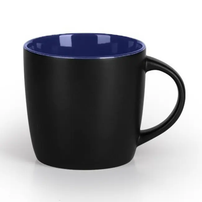 Чашка керамічна 300 мл Черный Темно-синий 1833-01