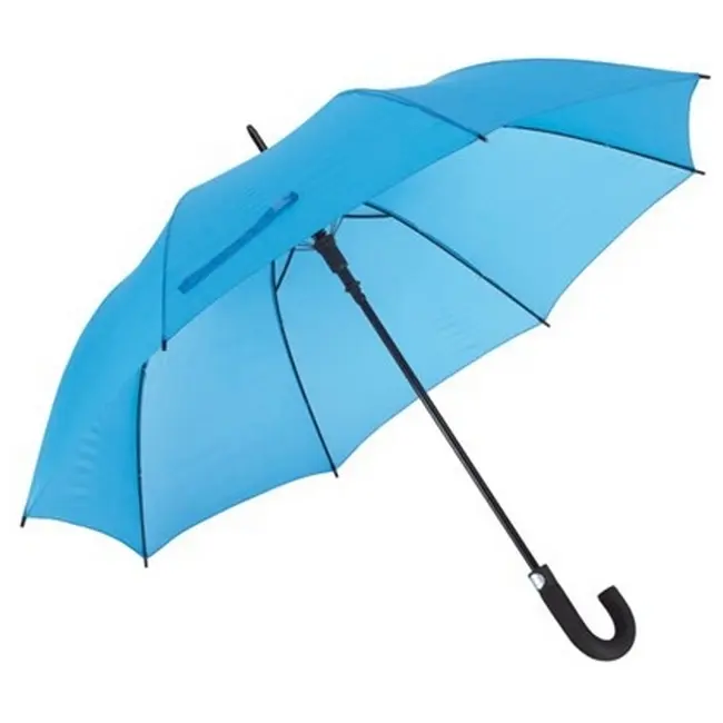 Зонт трость автоматический с чехлом в ручке Голубой 5900-04