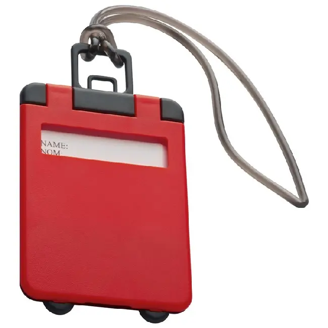 Бирка для багажу Красный Серый 4957-06
