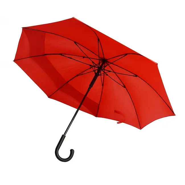 Зонт трость полуавтомат BACSAFE Красный 12143-03