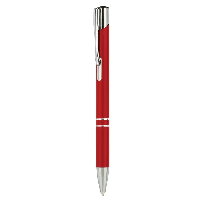 Ручка шариковая металлическая Серебристый Красный 11905-03