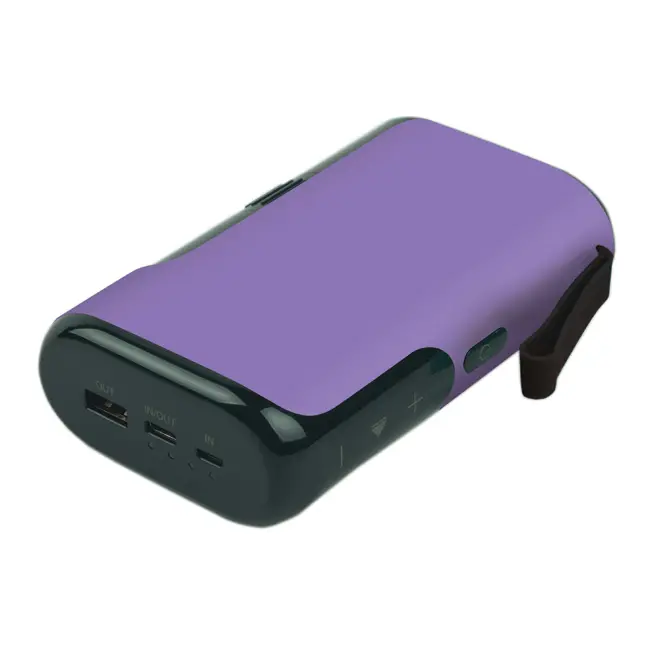 Павербанк-колонка Powerbank 'Speaker' 10000 mAh Фиолетовый Черный 14906-19