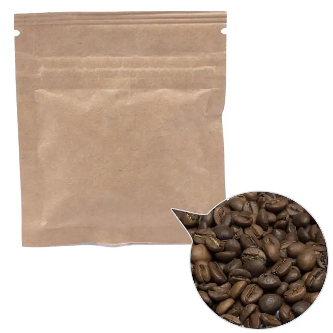 Кава зерно '100% Арабіка Гватемала' С70х80 крафт 7г Коричневый 13816-03