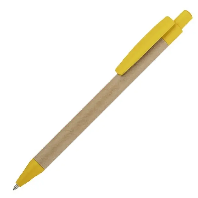 Ручка ЭКО бумажная Желтый Коричневый 14956-07