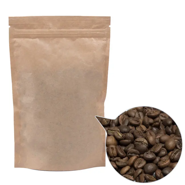 Кава зерно '100% Арабіка Гватемала' ДП130х200 крафт 200г Коричневый 13812-03