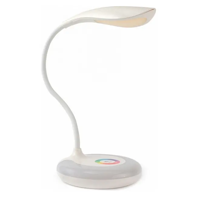 Лампа настольная светодиодная со светильником Серый Белый 13741-01