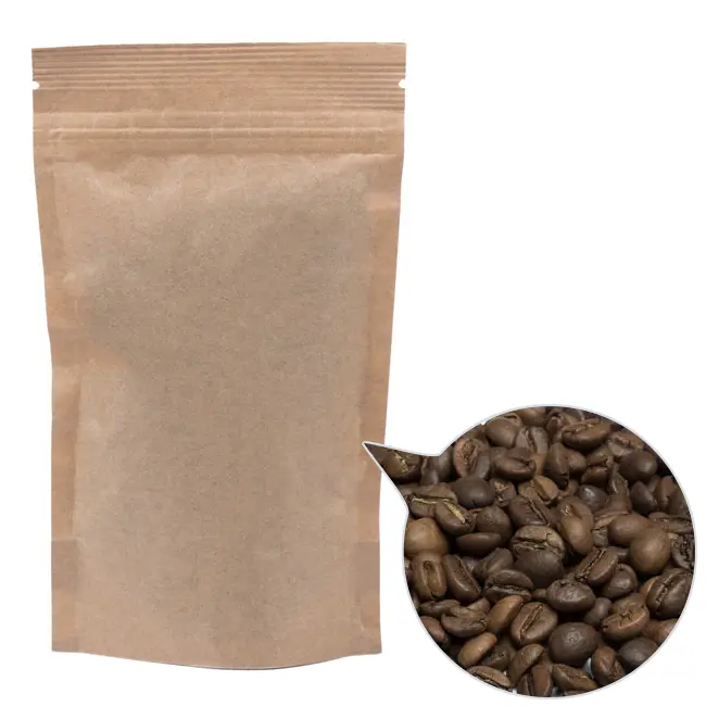 Кава зерно '100% Арабіка Гватемала' ДП100х170 крафт 70г Коричневый 13811-03