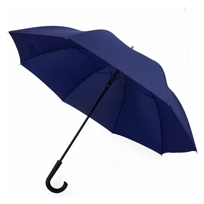 Зонт трость Темно-синий Черный 12322-03