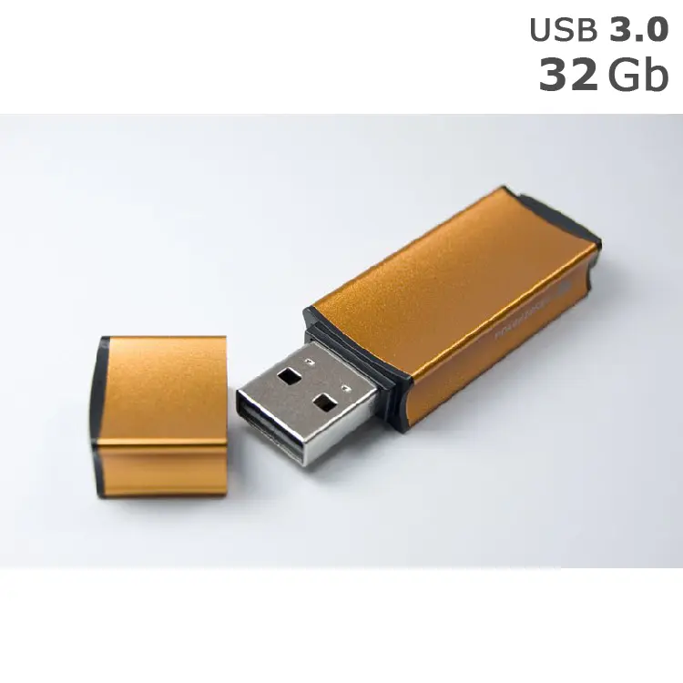 Флешка 'GoodRAM' 'EDGE' под логотип 32 Gb USB 3.0 оранжевая