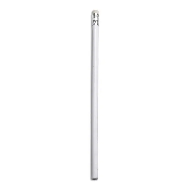 Деревянный карандаш с ластиком Белый 5048-02