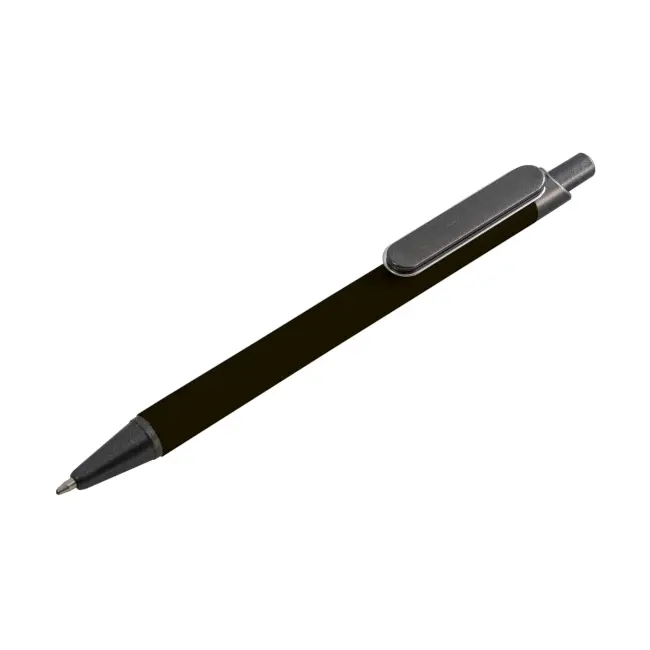 Ручка металлическая Серебристый Черный 12943-05