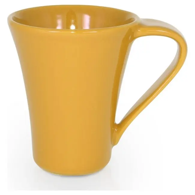 Чашка керамічна Flores 250 мл Желтый 1758-18