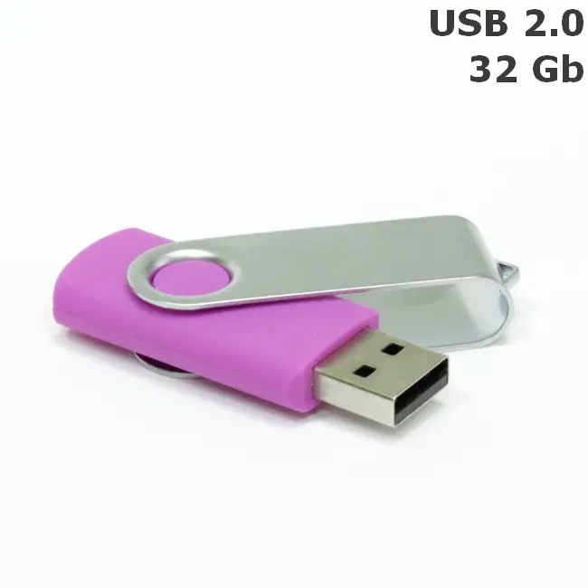 Флешка 'Twister' 32 Gb USB 2.0 Фиолетовый Серебристый 8692-84