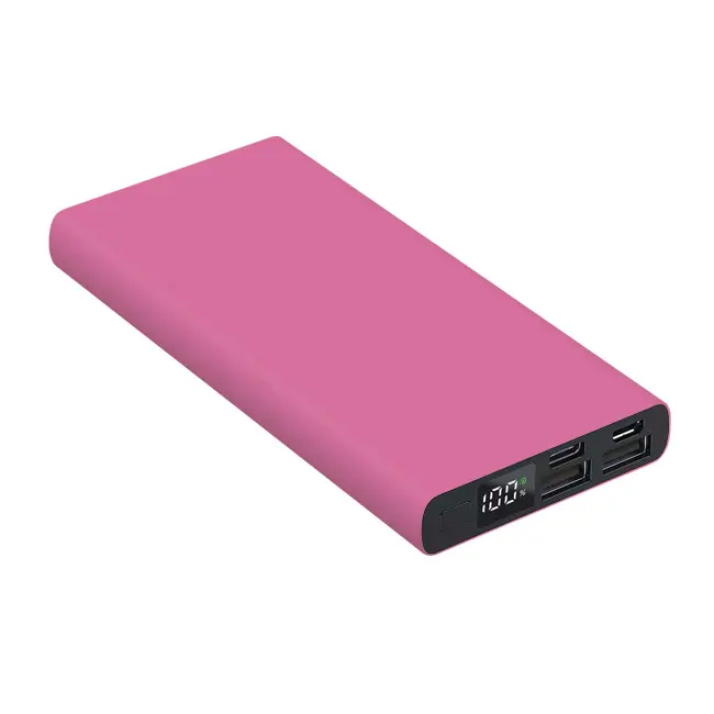 Универсальная мобильная батарея Powerbank 'Model A' matt 10000 mAh Розовый Черный 5482-89