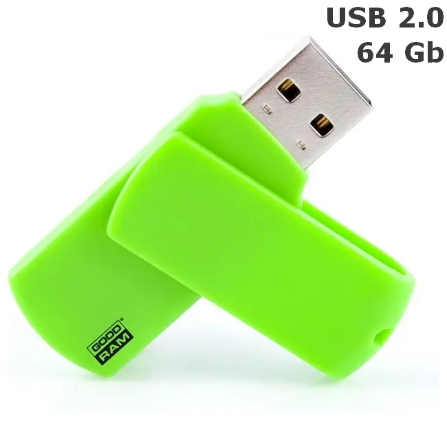 Флешка 'GoodRAM' 'COLOUR' 64 Gb USB 2.0 зелена Зеленый 6326-04