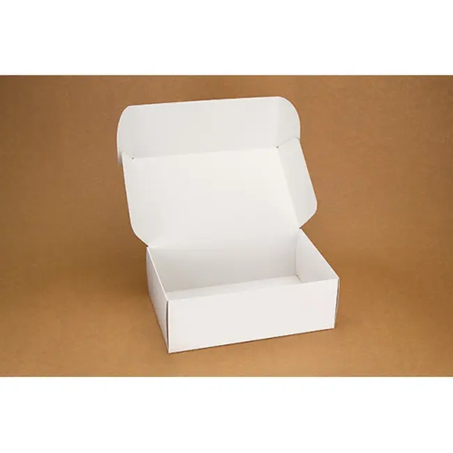 Коробка картонна Самозбірна 280х180х100 мм біла Белый 13934-02