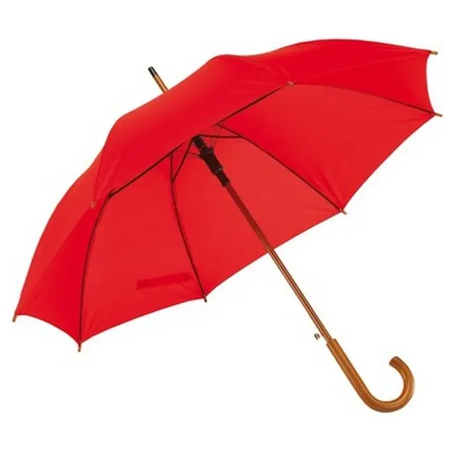 Зонт трость автоматический Красный 5879-07