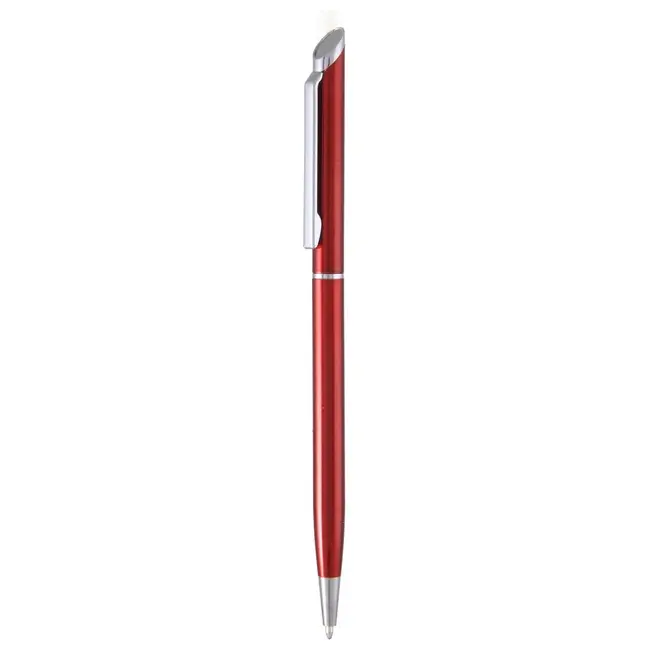 Ручка металева Серебристый Красный 3728-02