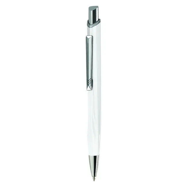 Ручка металева 'VIVA PENS' 'KOBI' Белый Серебристый 8628-09