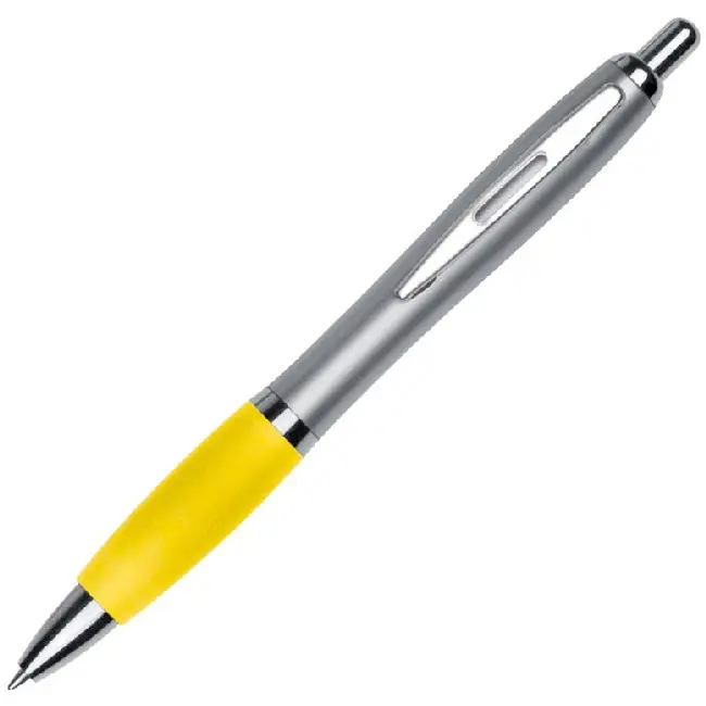 Ручка пластикова Желтый Серебристый 4588-02