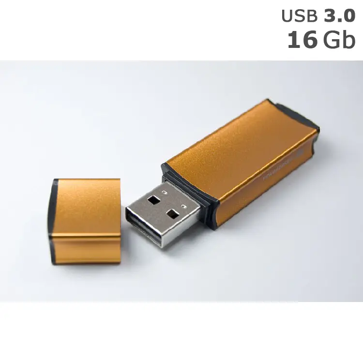 Флешка 'GoodRAM' 'EDGE' под логотип 16 Gb USB 3.0 оранжевая