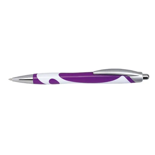 Ручка пластиковая Серебристый Белый Фиолетовый 2753-05