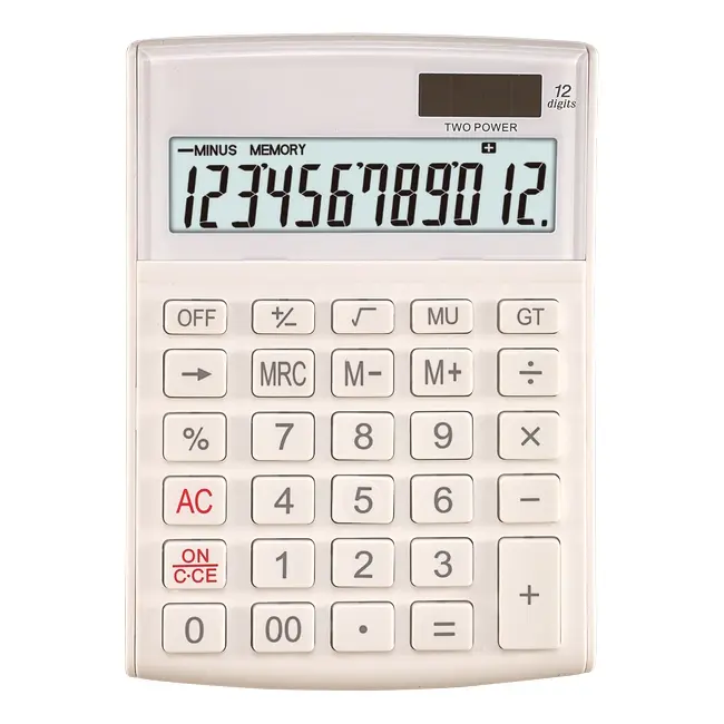 Калькулятор водонепроницаемый Белый 6378-04