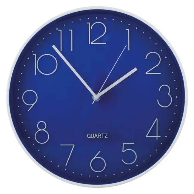 Часы настенные Синий Серебристый 8720-01