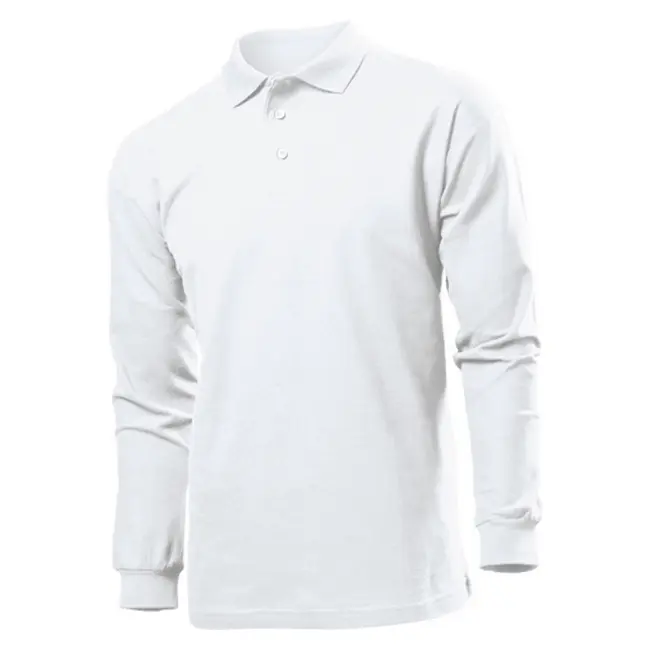 Футболка Поло 'Stedman' 'Polo Long Sleeve' White Белый 6928-04